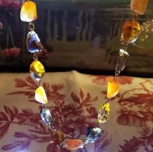 Vintage Earth tone Stone necklace